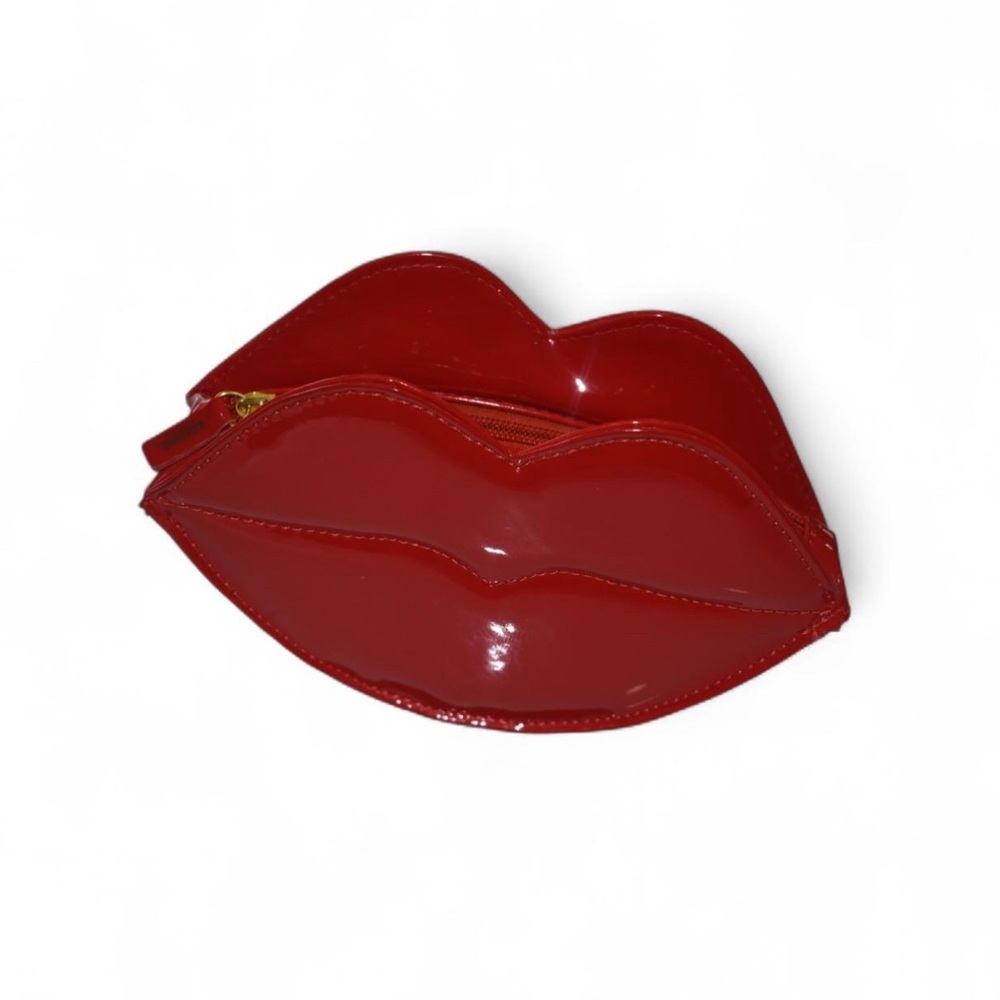 RARE Moschino Lip small clutch bag